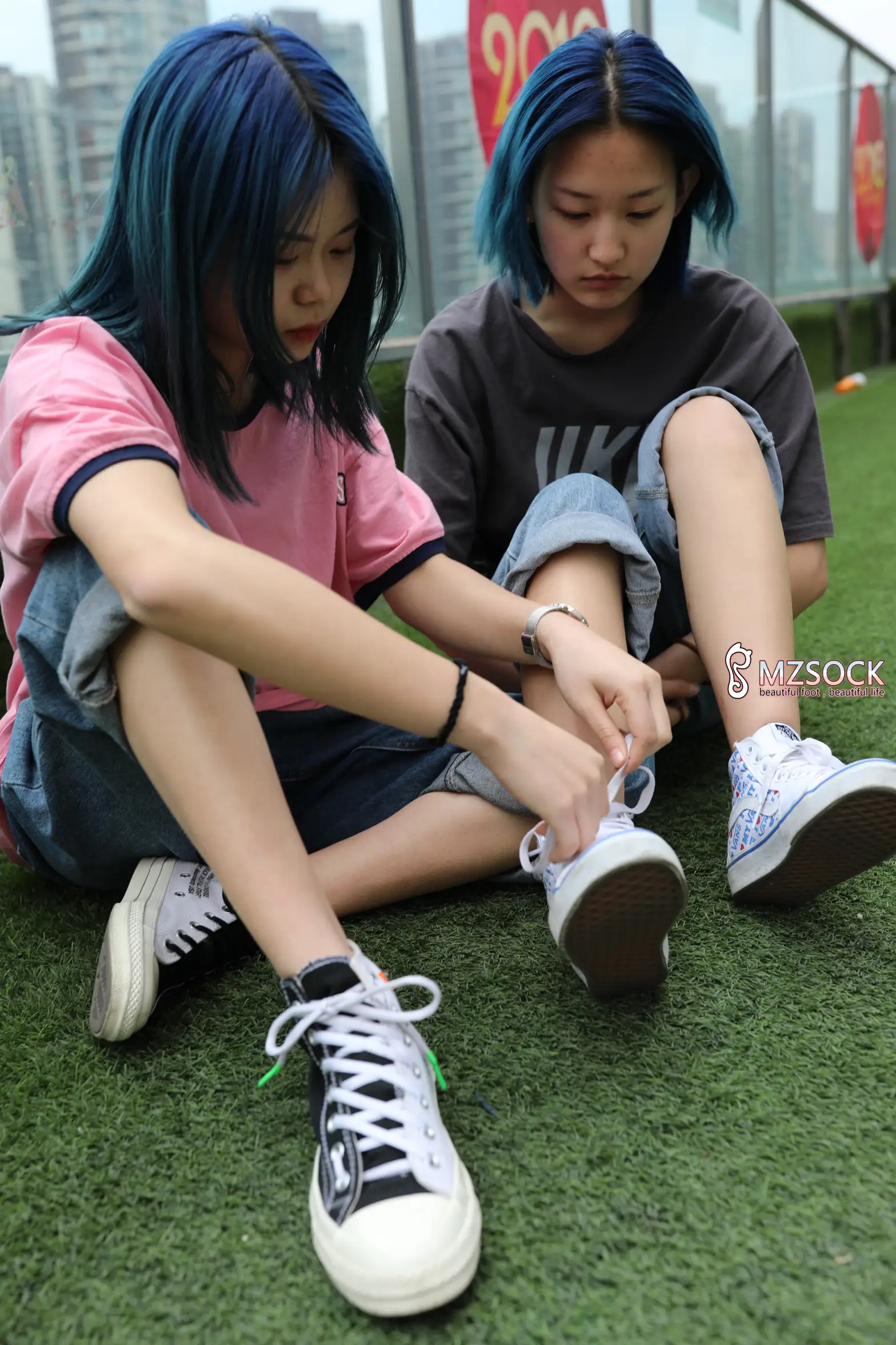 [Mzsock] Love beautiful feet NO.010 garden#[74P]-49