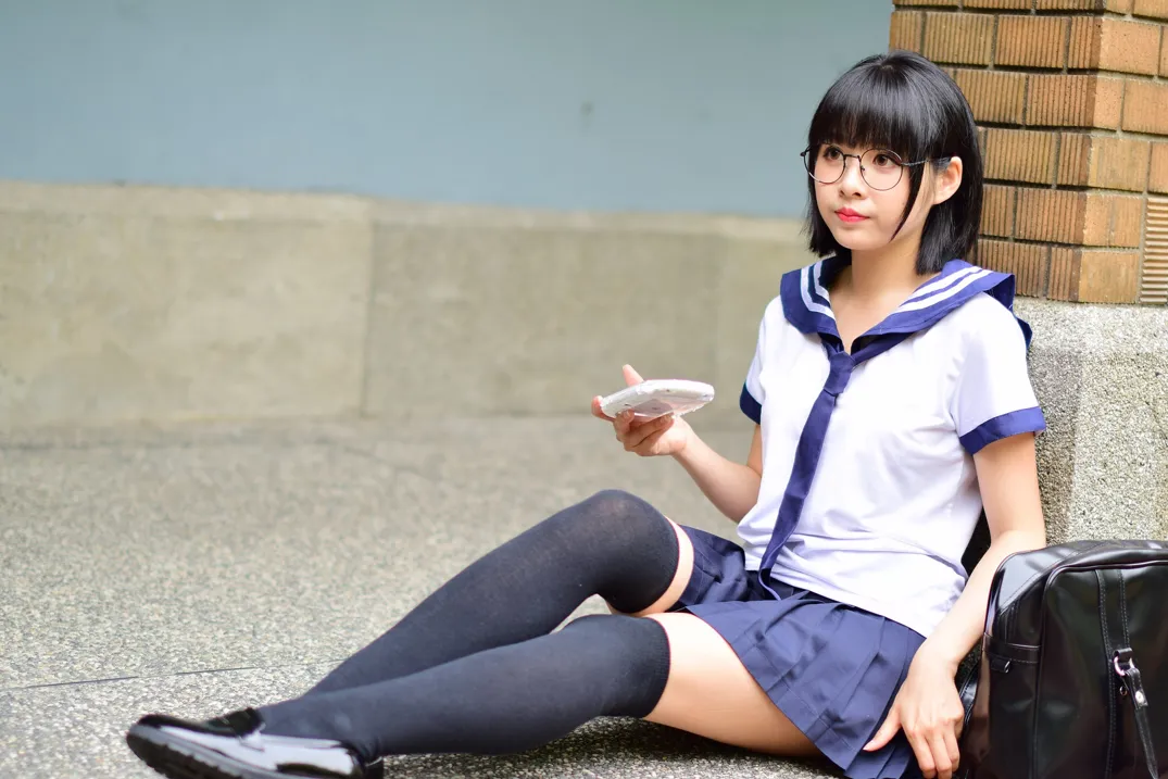 [Mzsock] NO.171 Hailin student uniform street photography#[73P]-71